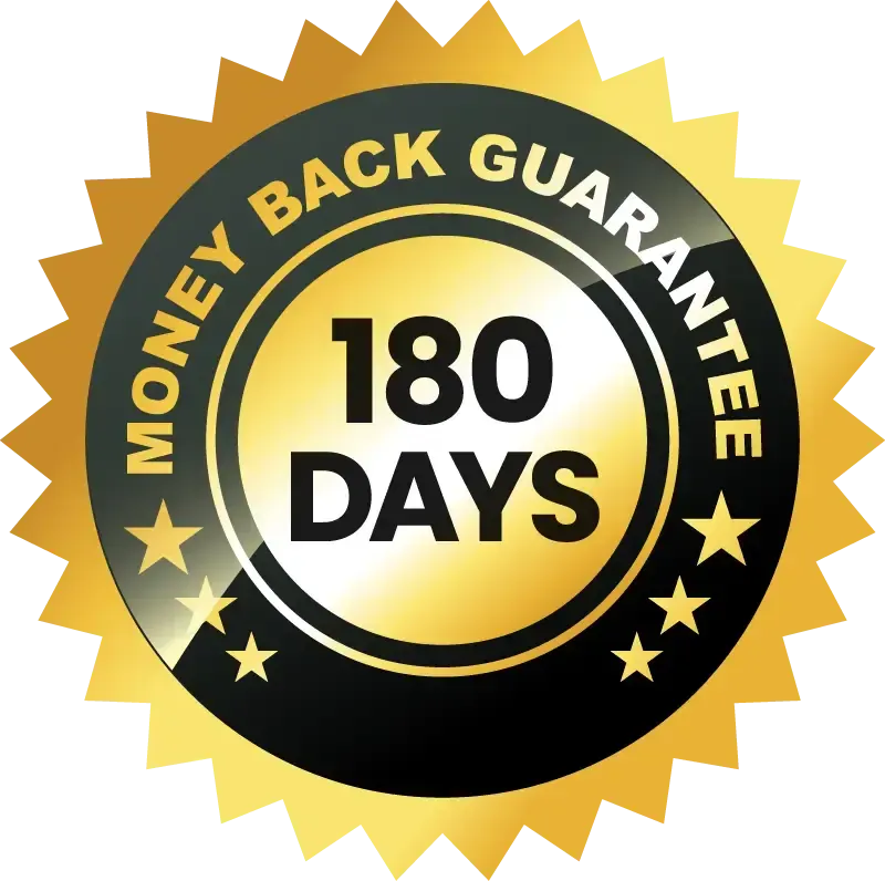 Alpha Boost Pro- Money-Back Guarantee Badge